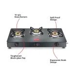 Prestige Glass Top 40397-Magic plus GTMP 3 Burner Black - Image 3