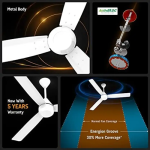 Crompton Ceiling Fan Groove CF Rmt & Rltr 1200MM Multi color / BLDC - Image 2