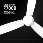 Crompton Ceiling Fan Groove CF Rmt & Rltr 1200MM Multi color / BLDC