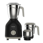 Philips Mixer Grinder HL775700 750W Silver, Black